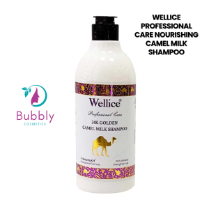 Wellice Professional Care Nourishing Camel Milk Shampoo - 24K Gold- 520gms