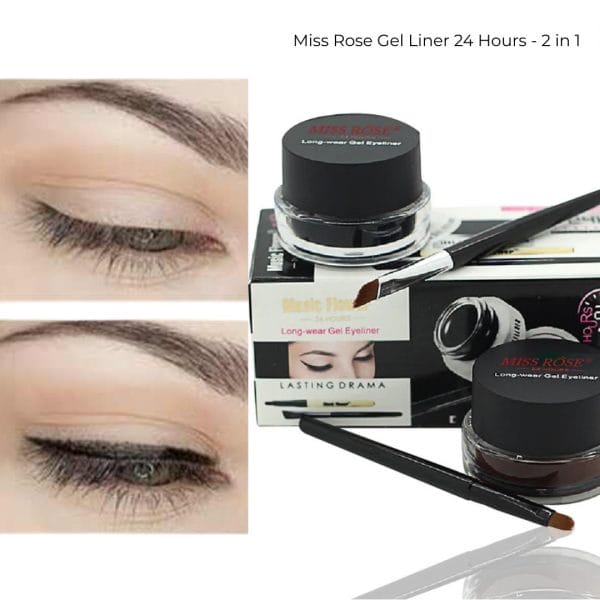 Miss Rose Gel Liner 24 Hours - 2 in 1