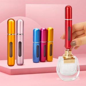 5ml travel perfume refill atomizer with metallic body