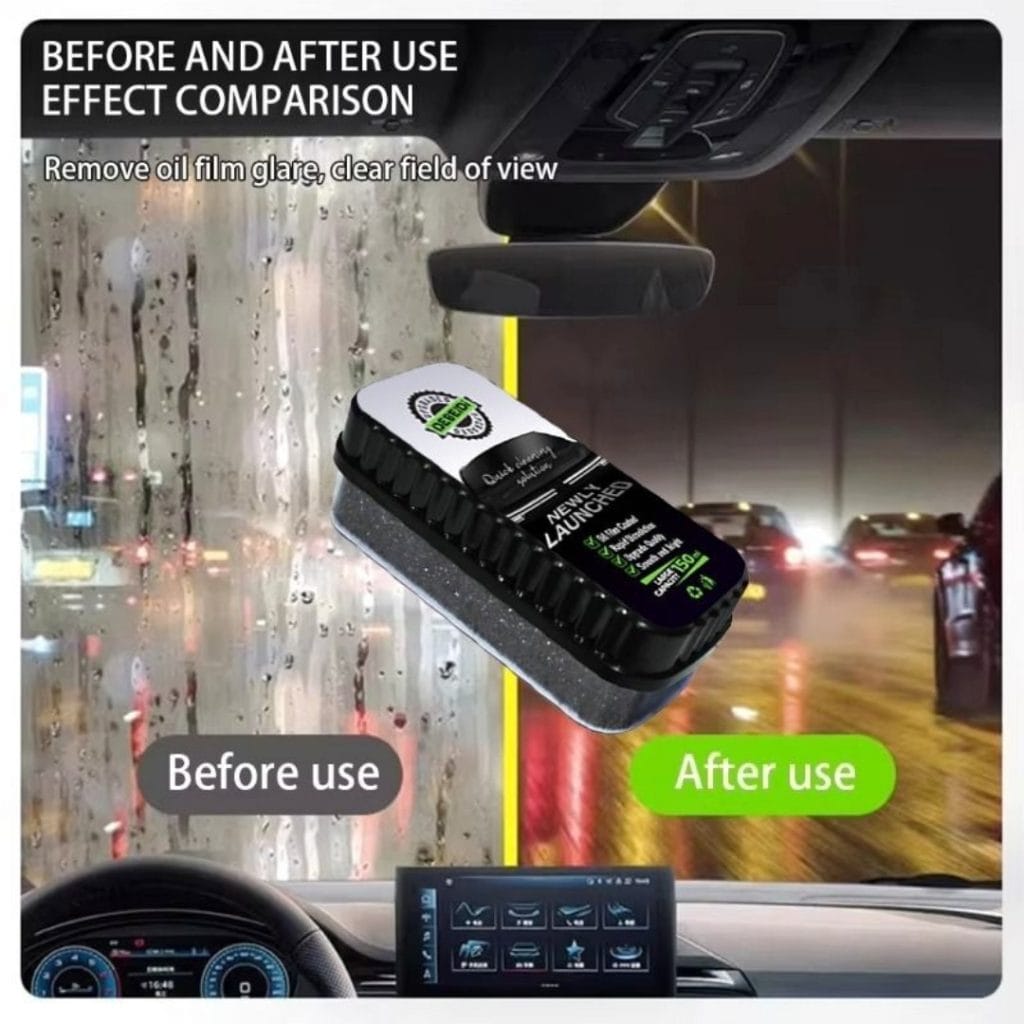 Car Glass Oil Film Remover & Windscreen Cleaner