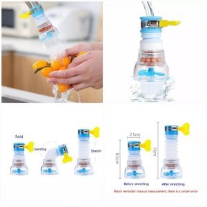 360° Fan Faucet Filter & Splash-Proof Aerator