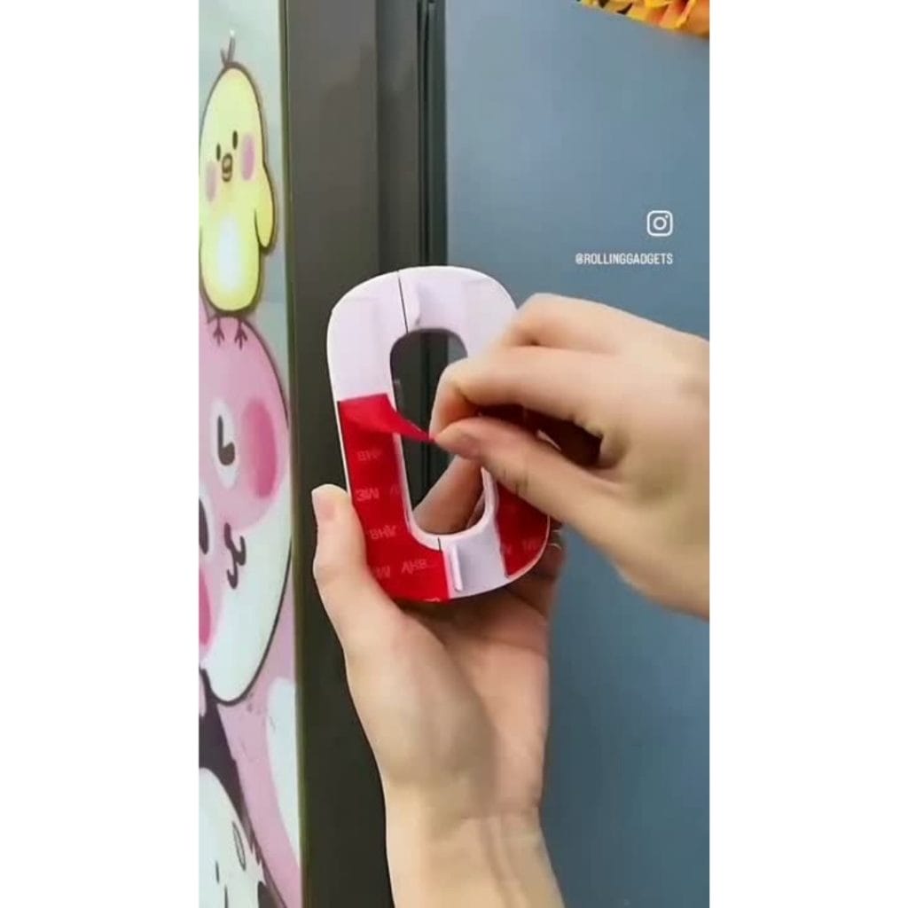 Fridge Door Safety Lock with Adhesive Strap