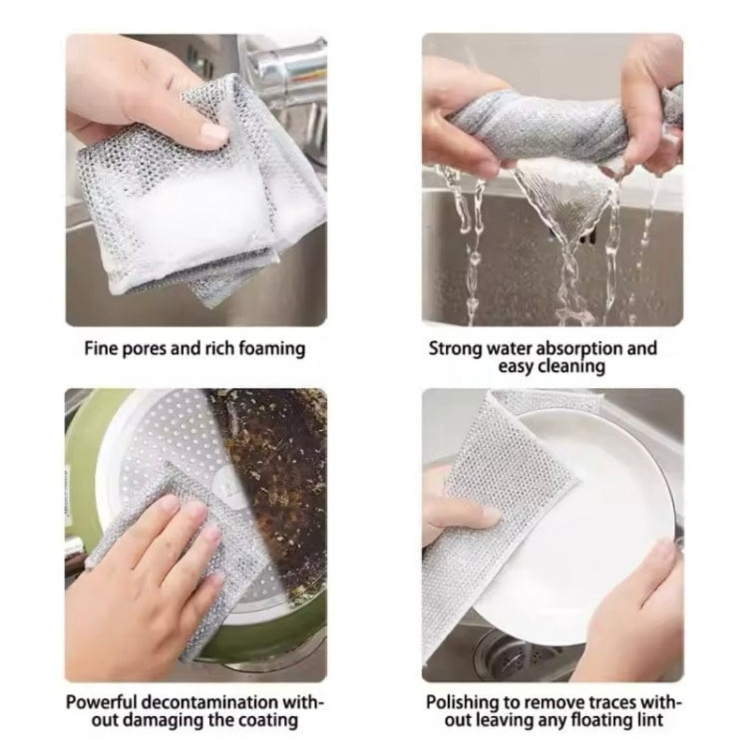 Kitchen grease removal cleaning cloth