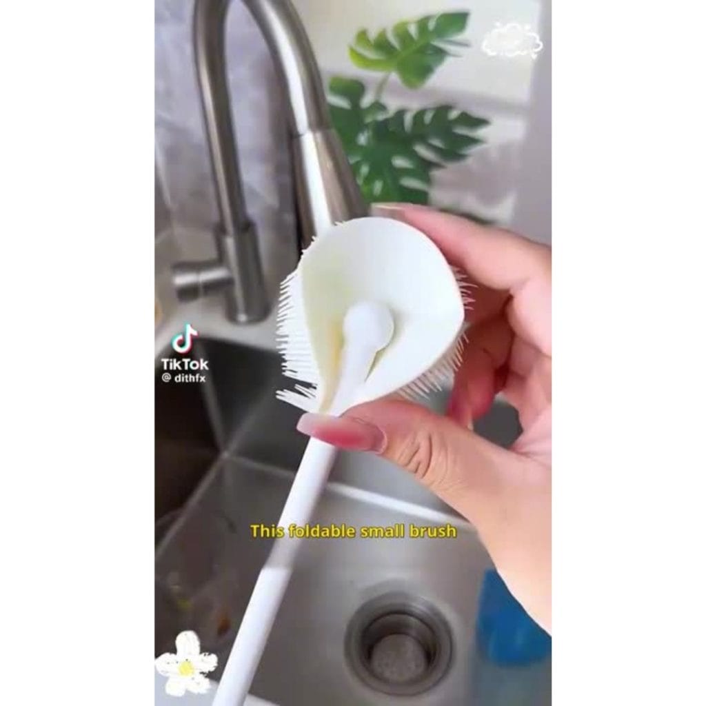 Soft Silicone Bottle Cleaning Brush
