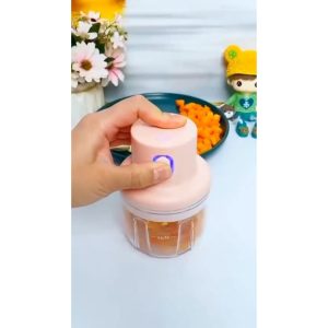 Compact USB food chopper kitchen appliance