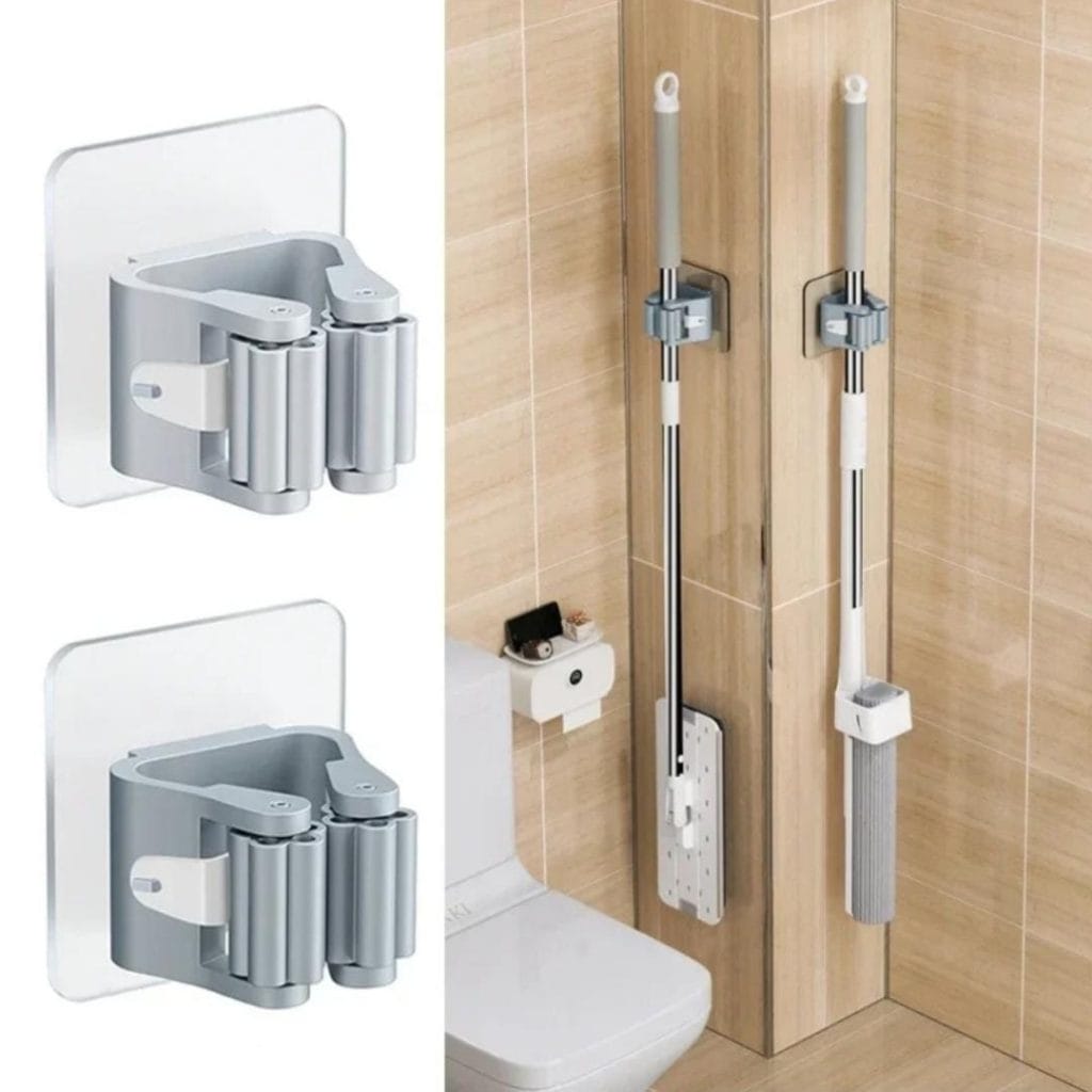 Wall Mounted Mop & Broom Holder