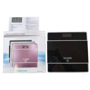 iScale digital LCD bathroom scale top view