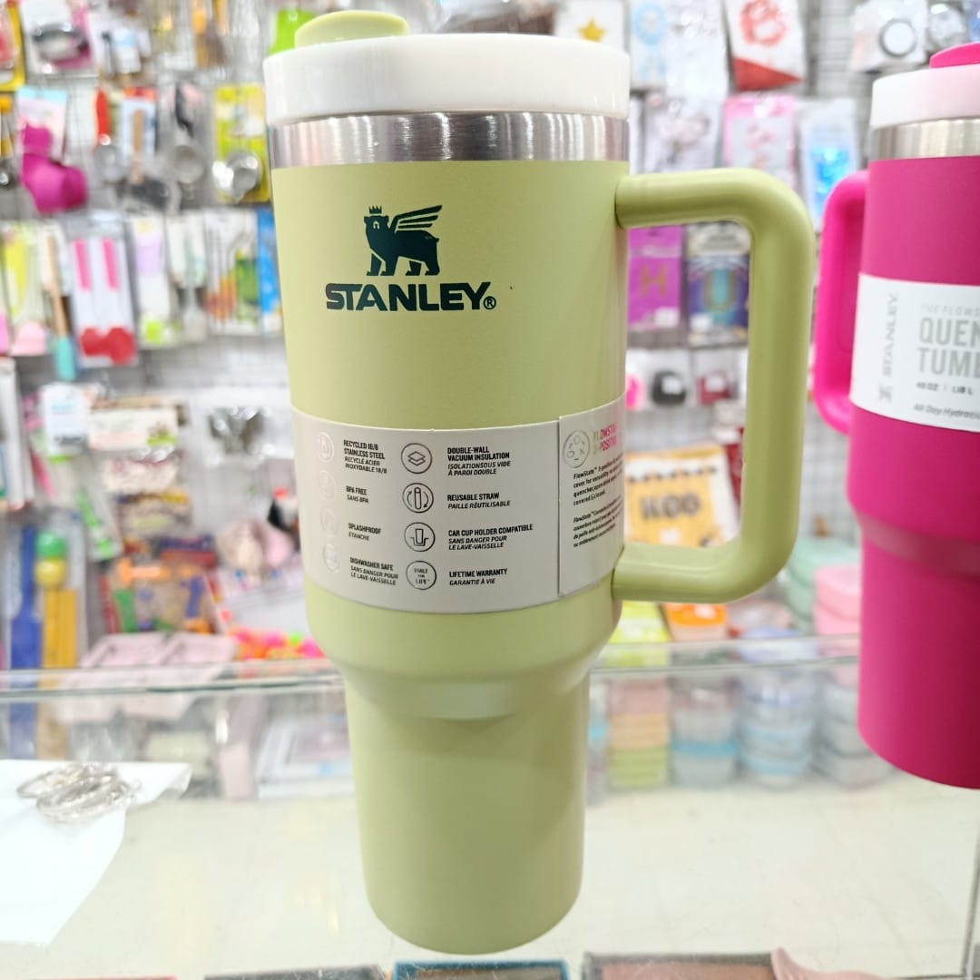 Green Quencher-Style 40oz Insulated Tumbler with Straw