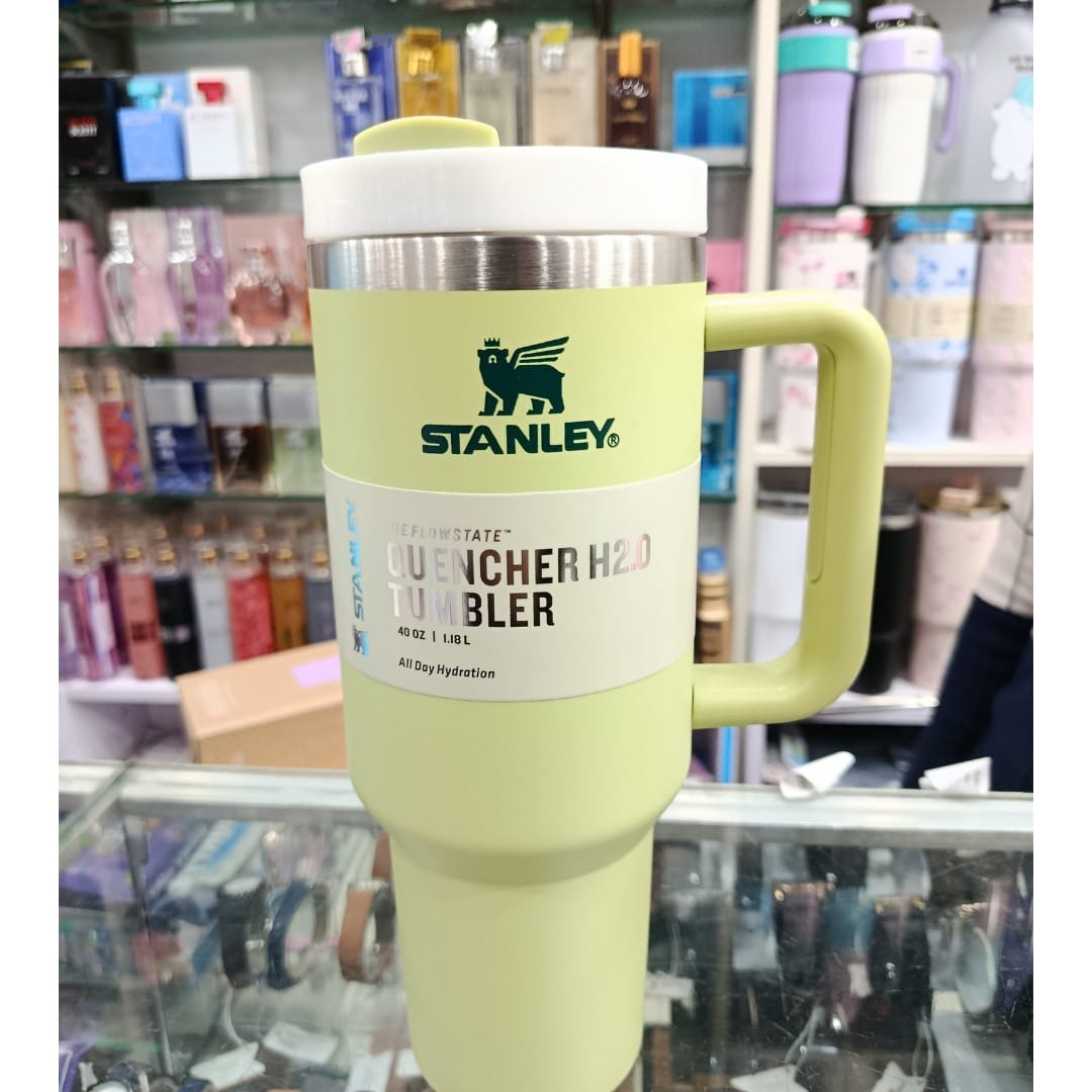 Green Quencher-Style 40oz Insulated Tumbler with Straw