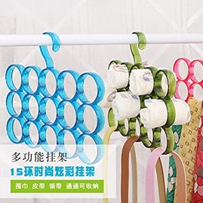 Dupatta & Scarf Hanger with Tier Bars + Ring Loops