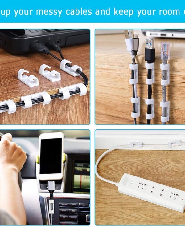 Self-Adhesive Cable Clips Wire Organizer