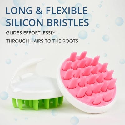 Silicone Scalp Massager Shampoo Brush