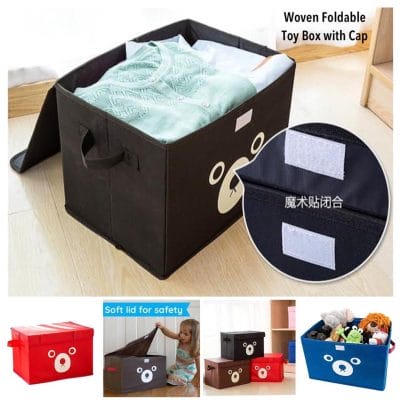Cartoon Foldable Cube Storage Box
