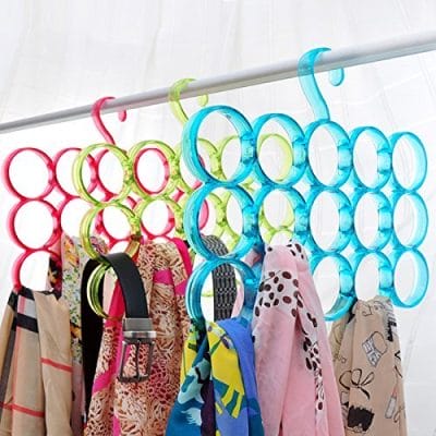 Dupatta & Scarf Hanger with Tier Bars + Ring Loops