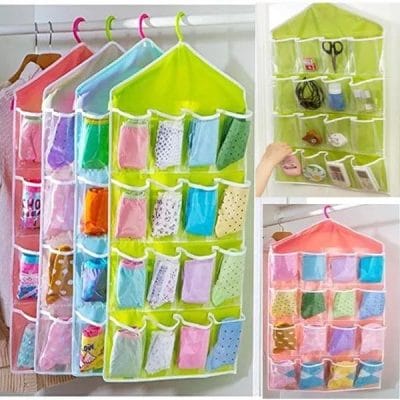 16-Pocket Hanging Wardrobe Organizer