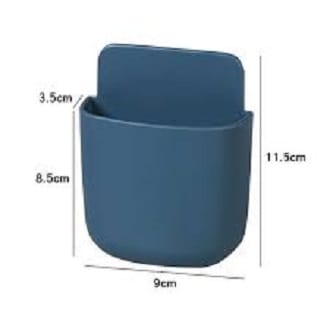 Wall-Mounted Phone & Remote Holder