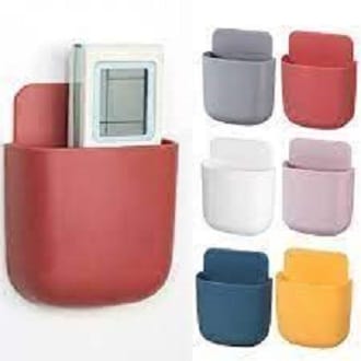 Wall-Mounted Phone & Remote Holder