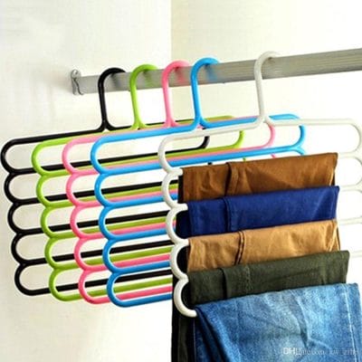 5-Layer S-Shape Multi-Pants Hanger