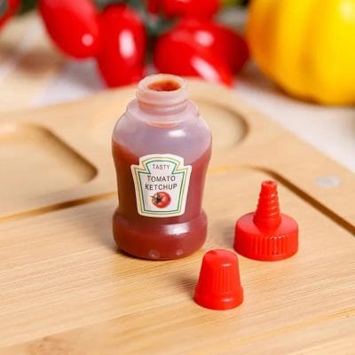 Mini Portable Sauce Bottles for Lunch Box