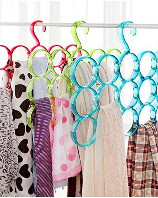 Dupatta & Scarf Hanger with Tier Bars + Ring Loops