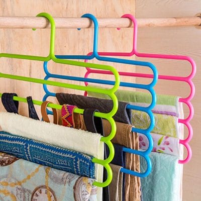 5-Layer S-Shape Multi-Pants Hanger