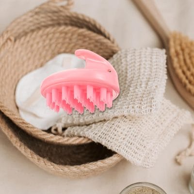 Silicone Scalp Massager Shampoo Brush