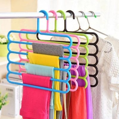 5-Layer S-Shape Multi-Pants Hanger