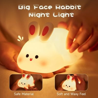 Silicone Rabbit Night Light