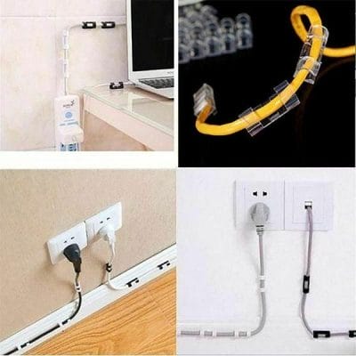 Self-Adhesive Cable Clips Wire Organizer