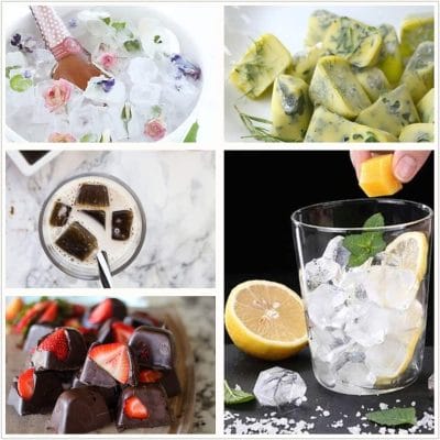 37-Cavity Silicone Honeycomb Ice Cube Tray with Lid