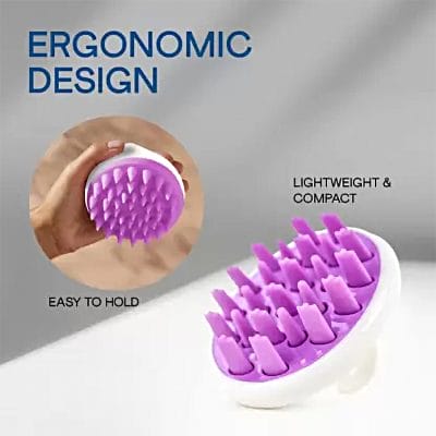 Silicone Scalp Massager Shampoo Brush