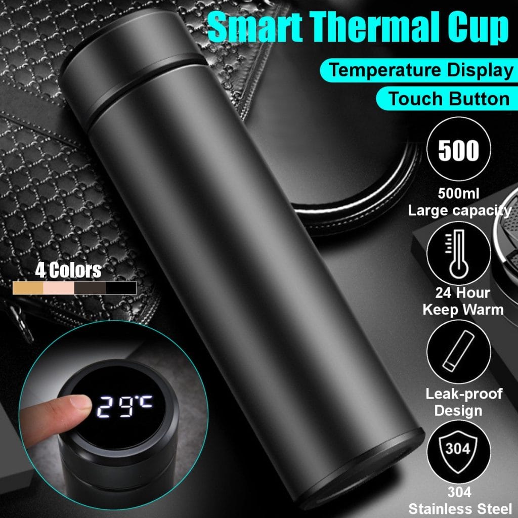 500ml Smart Thermos Flask with LED Temperature Display