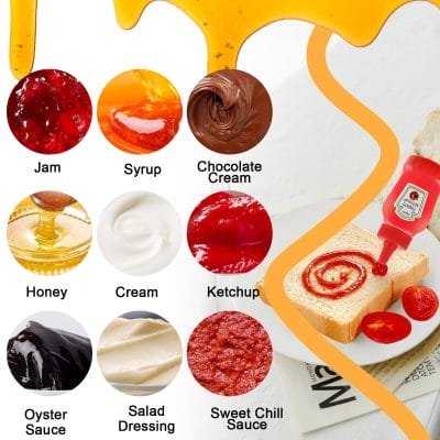 Mini Portable Sauce Bottles for Lunch Box