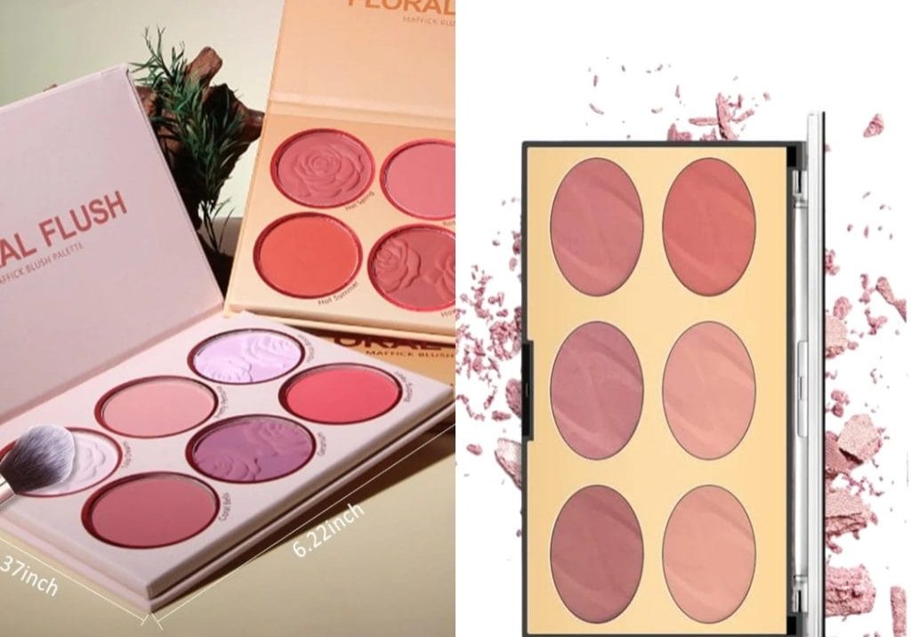 6 Color Fashion Blush Palette