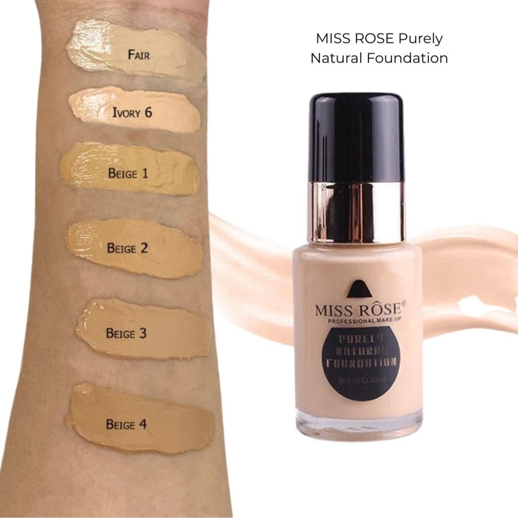MISS ROSE Purely Natural Foundation