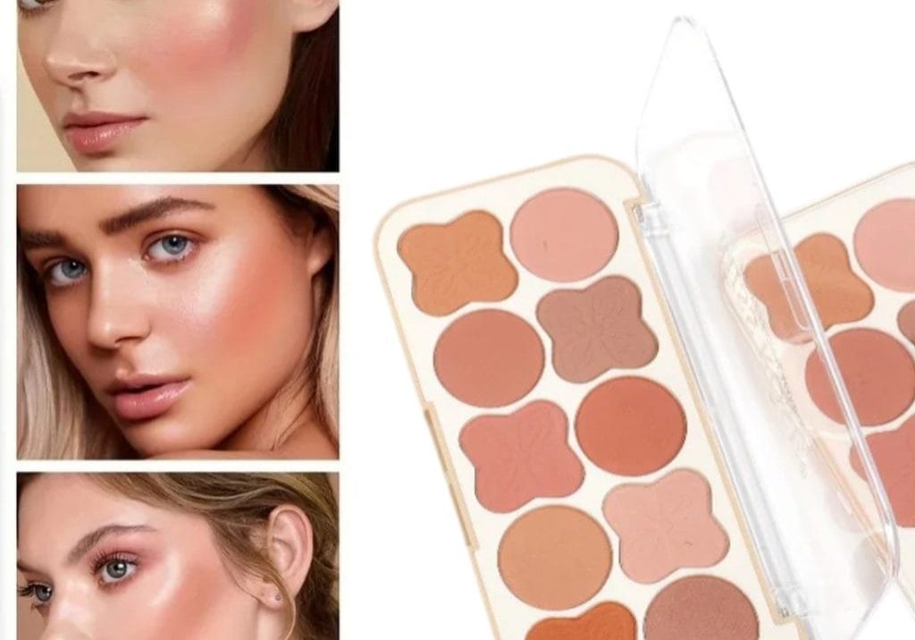 Miss Rose 10-Color Blushers Palette
