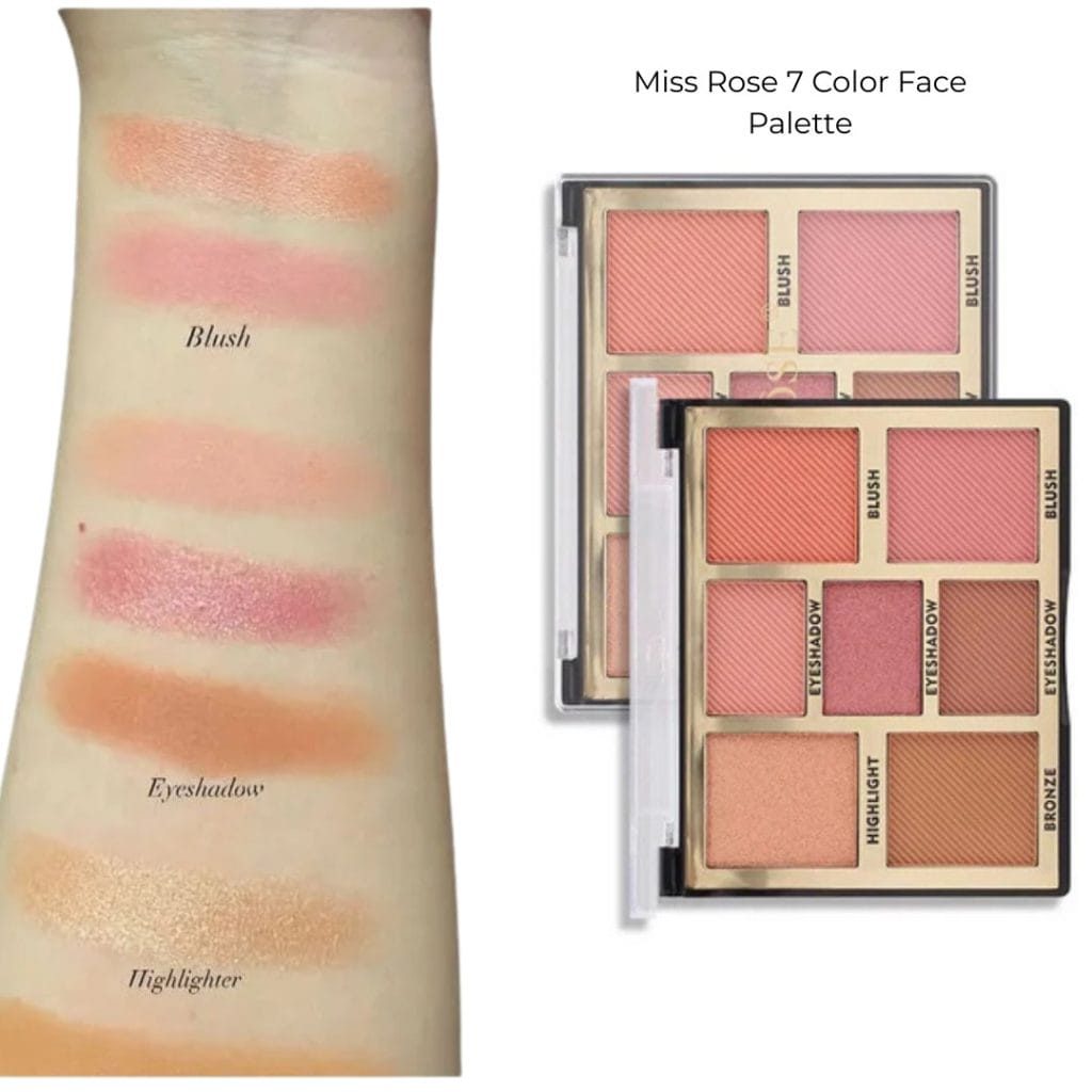 Miss Rose 7 Color Face Palette