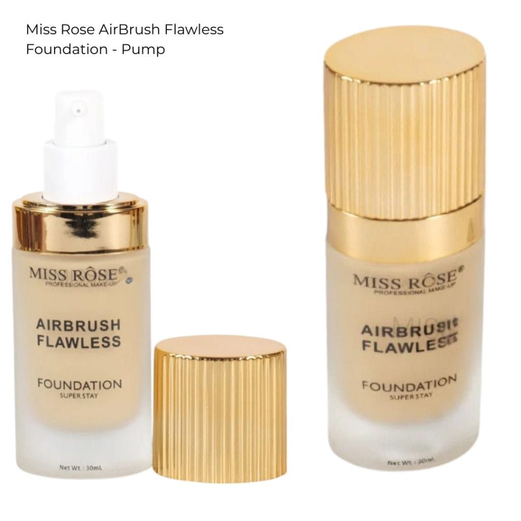 Miss Rose AirBrush Flawless Foundation - Pump