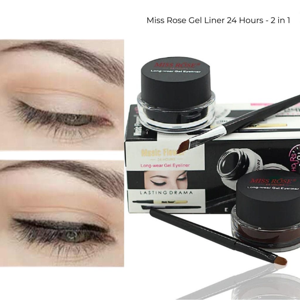 Miss Rose Gel Liner 24 Hours - 2 in 1