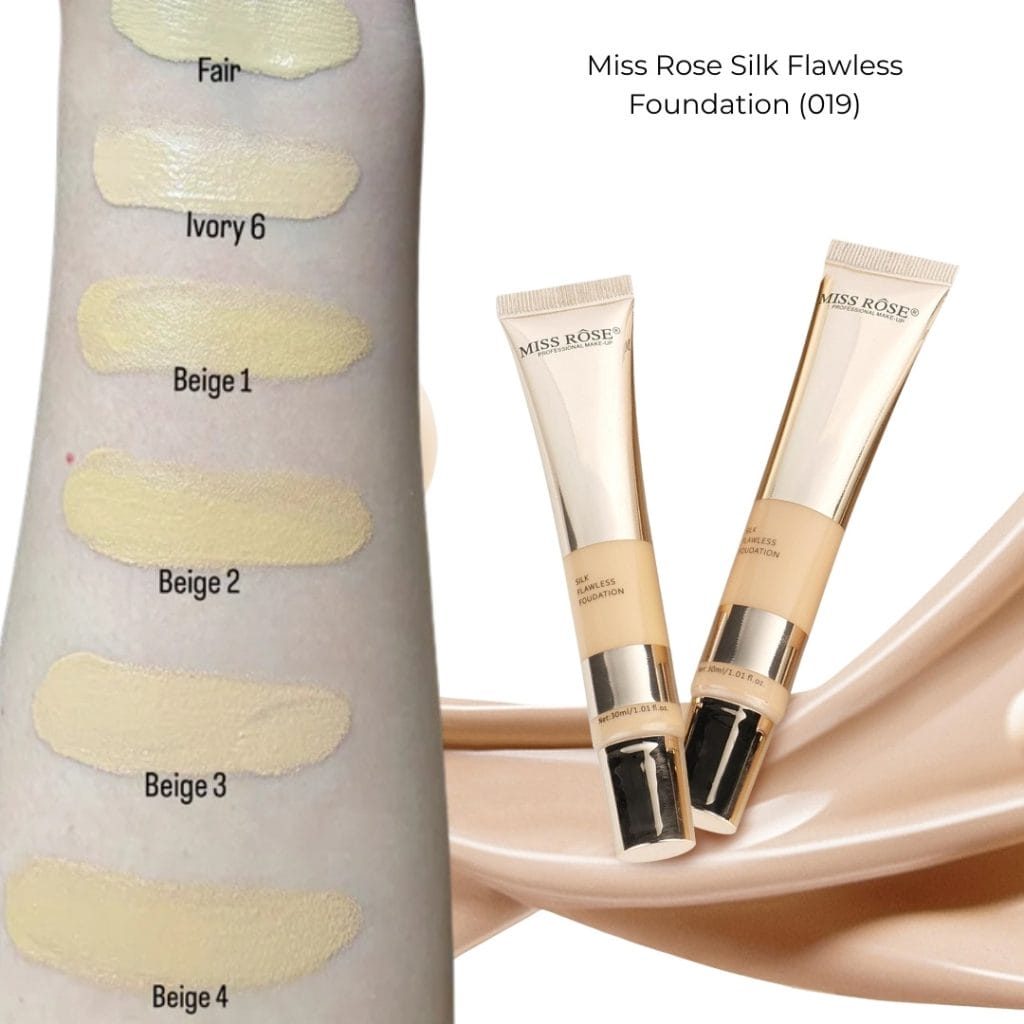 Miss Rose Silk Flawless Foundation (019)