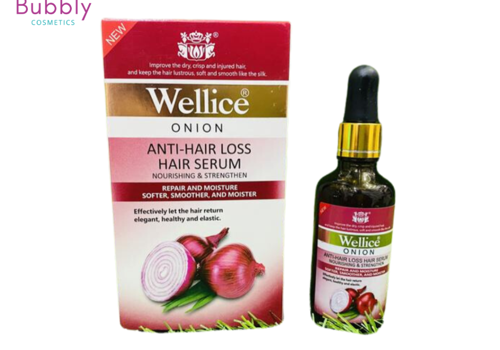 Wellice Hair Onion Oil Serum Bottle Shape - 50ml