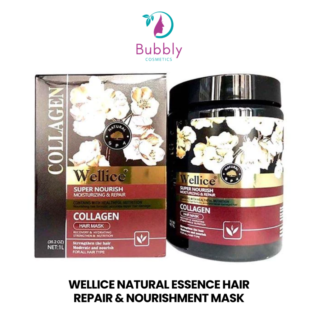 Wellice Natural Essence Hair Repair & Nourishment Mask - Collagen - 1000ml